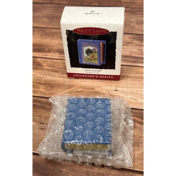1995 HALLMARK KEEPSAKE ORNAMENT QX5099 JACK AND JILL MOTHER GOOSE NURSERY RHYME - Picture 5 of 10
